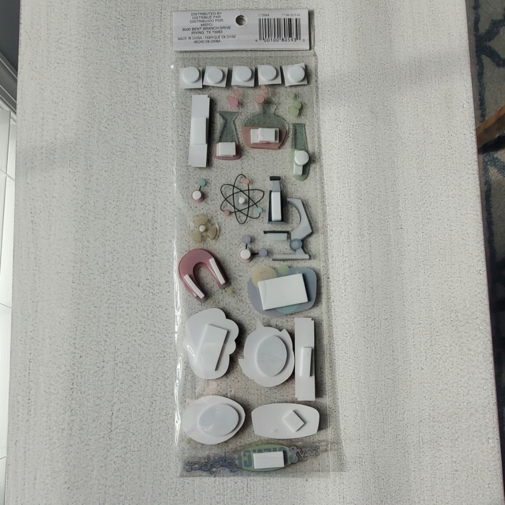 22 pc Recollections Science Stickers - Picture 2 of 2